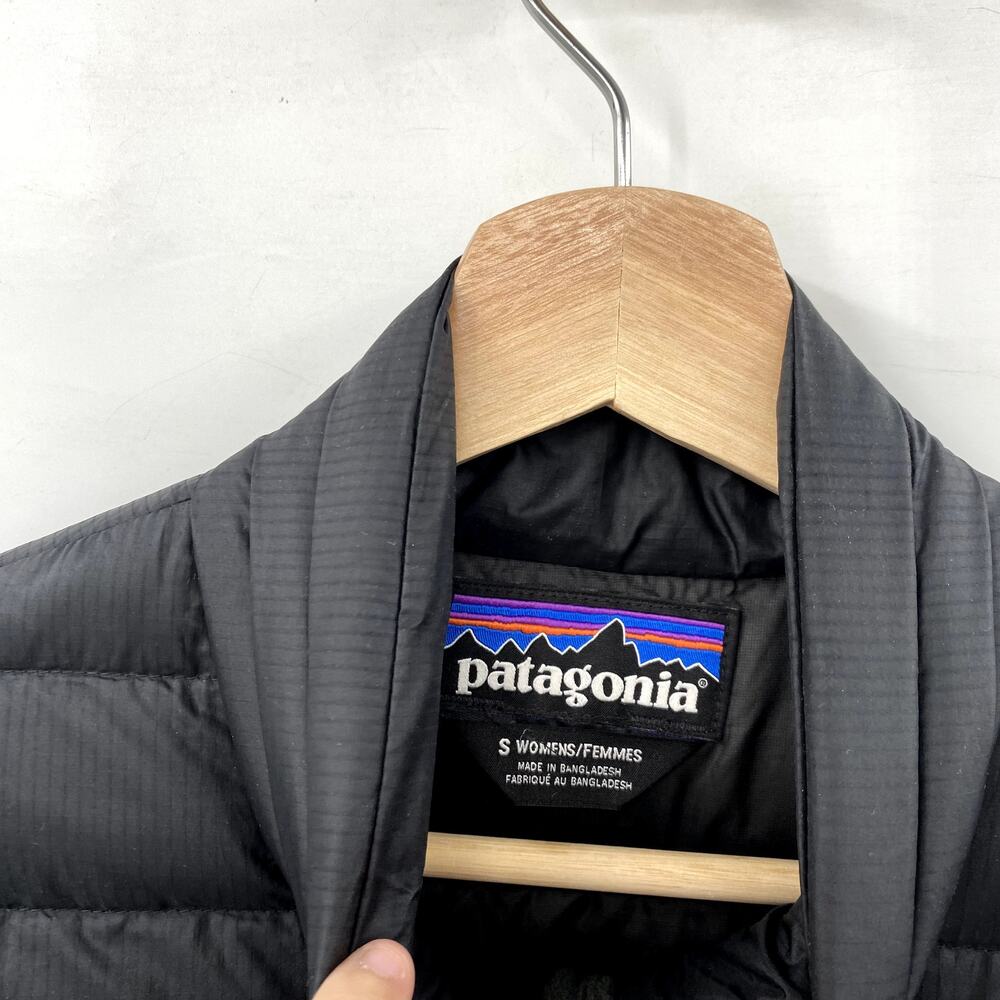 Patagonia black Quilted Puffer Jacket Down Sweater - Picture 4 of 6